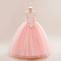 Everstead Floral Embroidered Tulle Ball Gown for girls