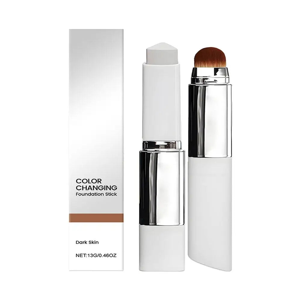Eversteadd 2-in-1 Color-Changing Foundation Stick – Lightweight, Moisturizing & Brightening Makeup for All Skin Types