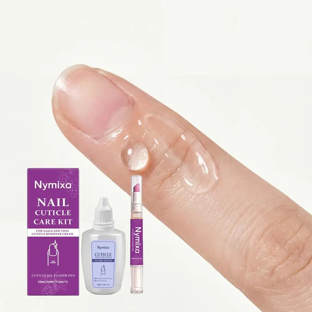 Nail Care Essence Pen Exfoliation Kit Moisturizes Gentle Cuticle Remover For Dry Nails Hands Manicure Care Tool