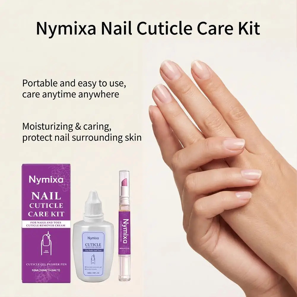 Nail Care Essence Pen Exfoliation Kit Moisturizes Gentle Cuticle Remover For Dry Nails Hands Manicure Care Tool