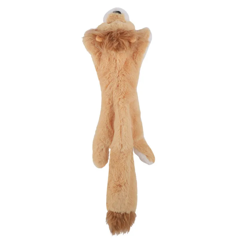 Everstead Plush Dinosaur Interactive Chew Toy for Small Dogs