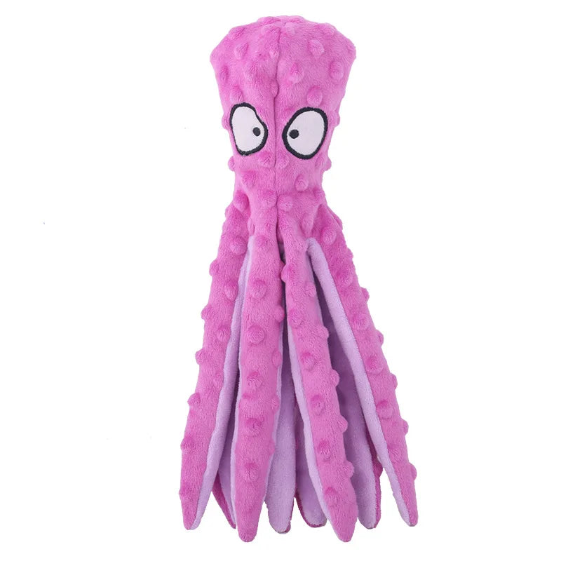 Everstead Plush Dinosaur Interactive Chew Toy for Small Dogs