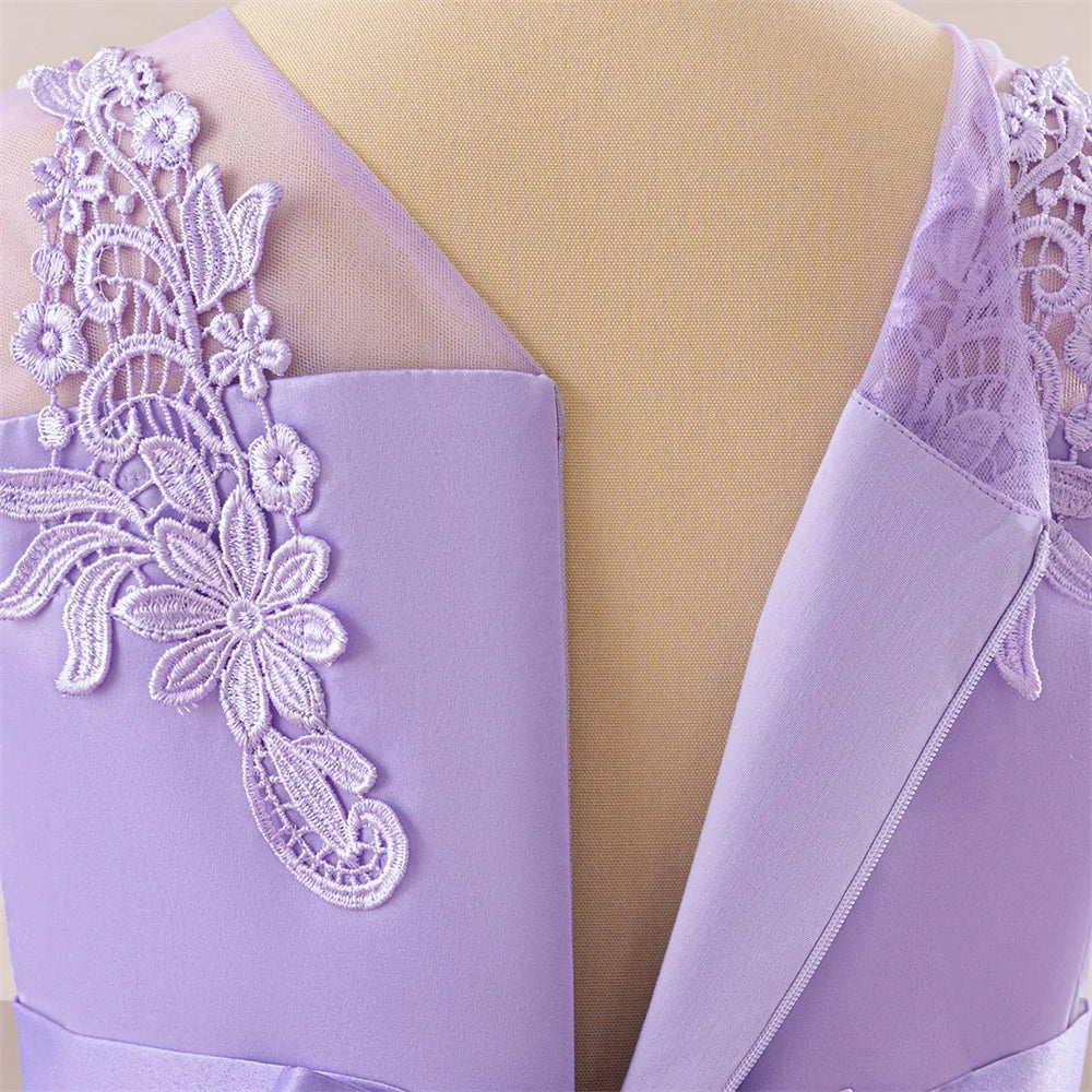 Everstead Floral Embroidered Tulle Ball Gown for girls