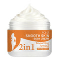 2-in-1 Body Moisturizing Thermal Cream - Firming and Lifting - Shea Butter and Plant Extracts - Controls Abdomen and Loose Skin - Hydrating Care for Arms and Legs - Suitable for All Skin Types - 60g