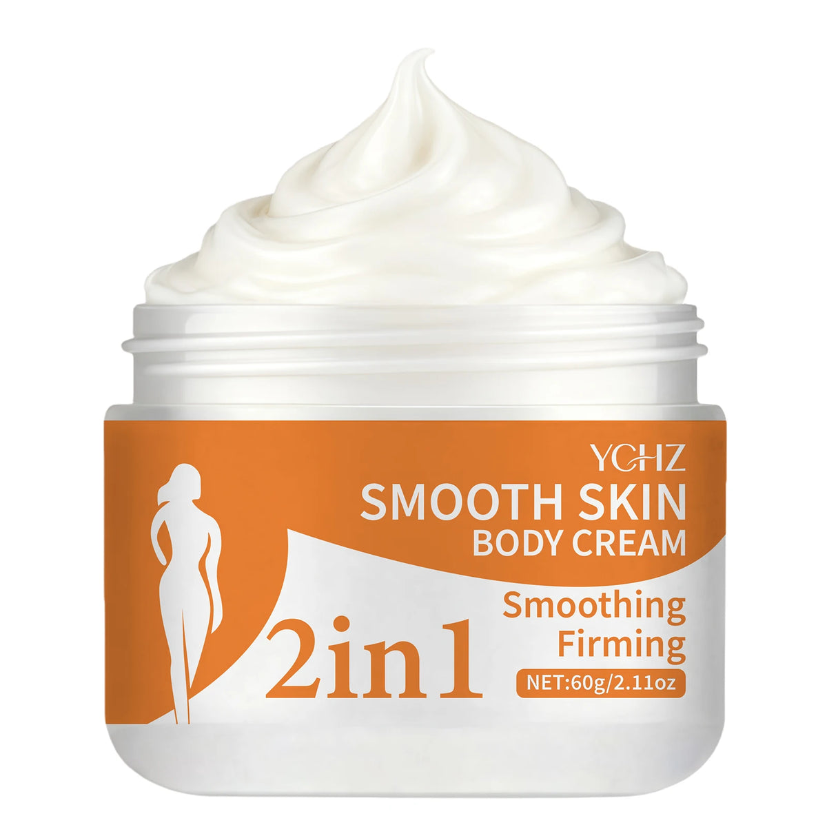 2-in-1 Body Moisturizing Thermal Cream - Firming and Lifting - Shea Butter and Plant Extracts - Controls Abdomen and Loose Skin - Hydrating Care for Arms and Legs - Suitable for All Skin Types - 60g