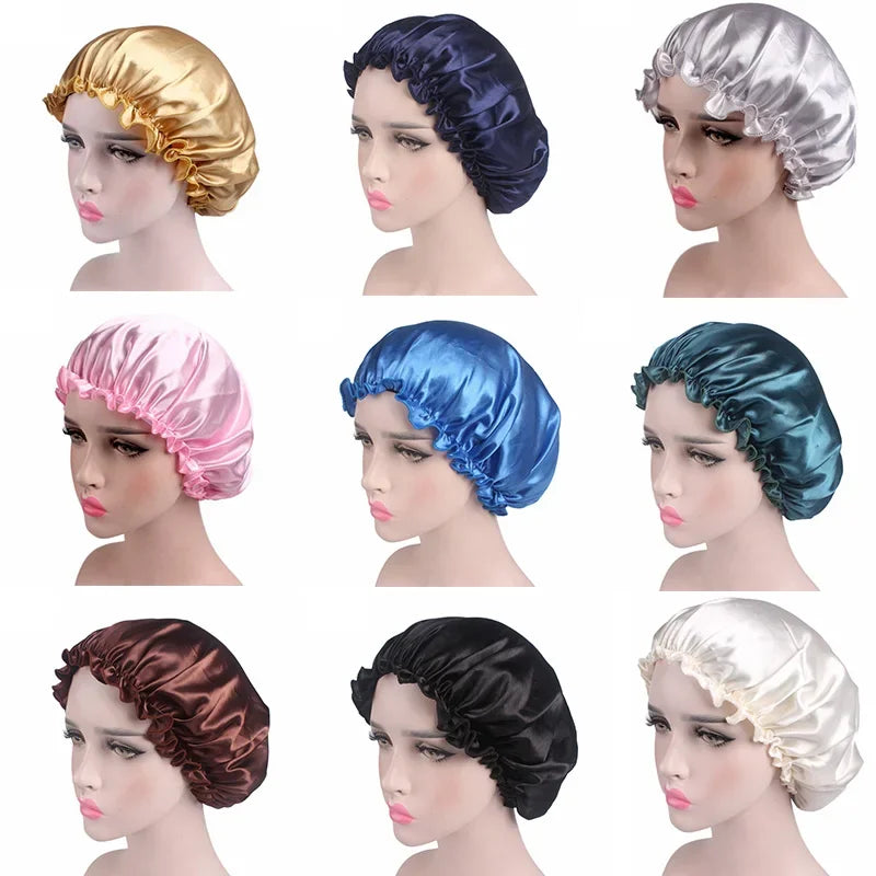 Everstead Satin Sleep Bonnet – Adjustable Hair Protection Cap