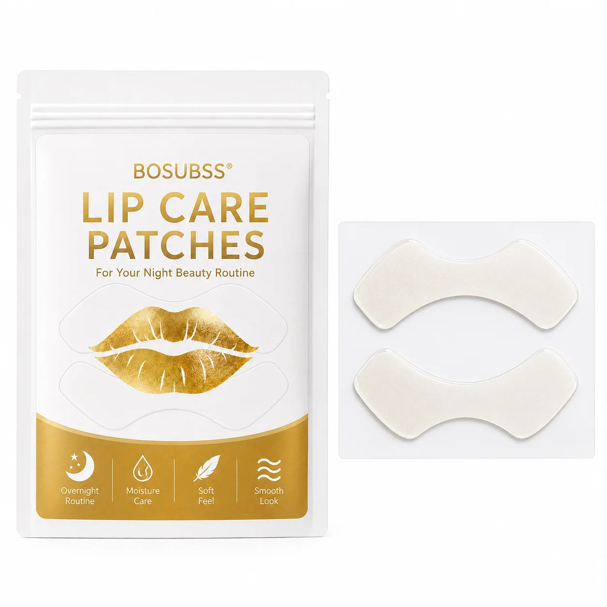 Everstead Hydrating Lip Care Patches – 10-Piece Moisturizing Lip Treatment Set for Overnight Lip Care